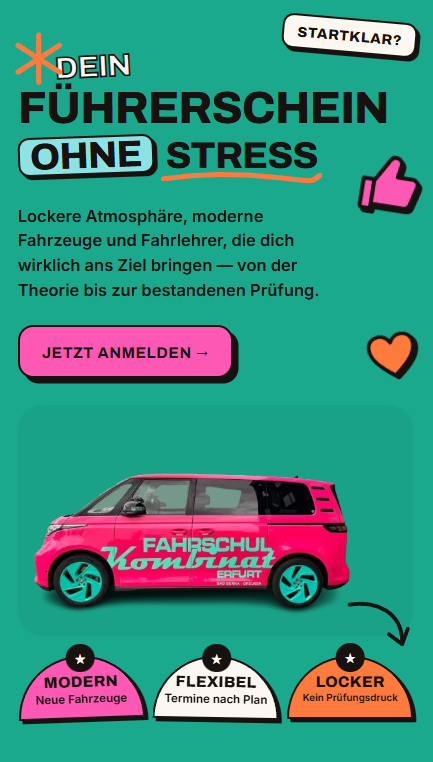 Dein Führerschein ohne Stress